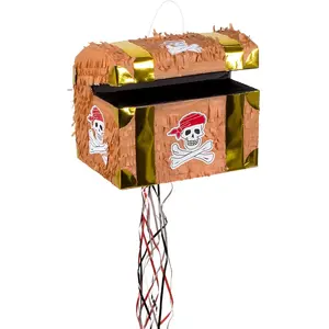 Comparateur de prix : Boland CAT07 - Pinata Coffre au Trésor Pirate (30 x 26 x 23 cm)