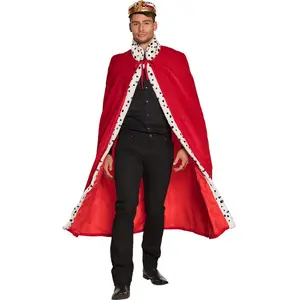 Boland GENERIQUE Cape roi rouge 130 cm adulte pas cher