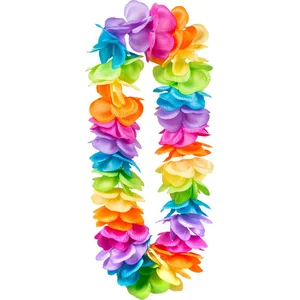 Comparateur de prix : NO NAME Boland - Hawaïkrans Rainbow de luxe XL Multi - Volwassenen - Unisex - - Hawaii - Themafeest - Strandfeest - Carnaval