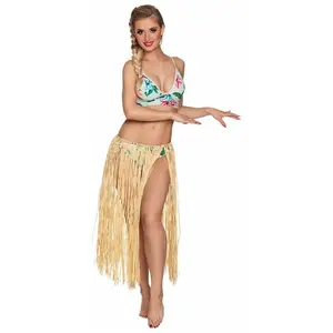 Boland Jupe hawaïenne en raphia naturelle 80 cm - NO NAME - Taille unique - Marron - Femme pas cher