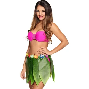 Boland Jupe hawaïenne feuilles bananier - Adulte - Vert - Polyester - 40cmVendu parbol
