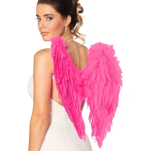 Ailes d'Ange Rose Fuchsia - BOLAND - Plumes - Adulte - 50 x 50 cmVendu parbol