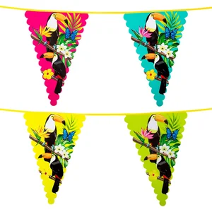 Boland - PE reuzenvlaggenlijn Toekan - Tropisch - Hawaii - Themafeest - Verjaardag pas cher