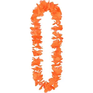 Boland - Hawaïkrans Ohana neon oranje Oranje - Volwassenen - Unisex - ...Vendu parbol