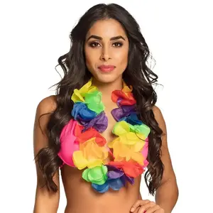 Comparateur de prix : Boland Couronne Hawaïenne Rainbow XL 50 cm