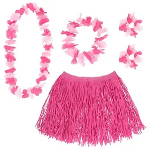 Boland tenue hawaïenne tradition accueil hula femme - Modèle aléatoire - 52426 pas cher