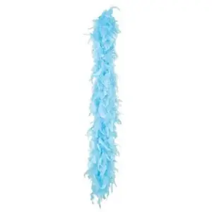 Comparateur de prix : Boland Boa en plumes - Marque - 60 grs (180 cm) - Bleu clair - Accessoire de déguisement