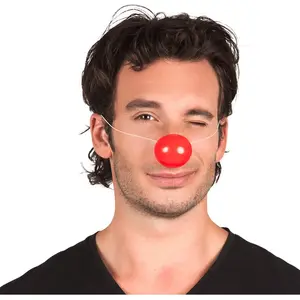 Comparateur de prix : Boland Nez de clown en plastique rouge - Accessoire de déguisement pour adulte