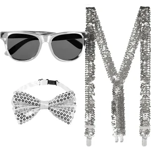 Boland - Accessoireset zilver Zilver - Volwassenen - Unisex - Showgirl - Glitter and Glamour pas cher