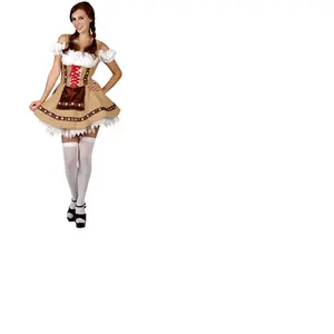 Boland costumes Alpine Maid dames marron pas cher
