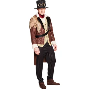 Boland Costume Steampunk Homme - GENERIQUE - Steampunk - Polyester - Marron pas cher