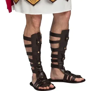 Boland - Sandalen Roman Julius (M/L) One size - Volwassenen - Unisex - Griekse en Romeinse Oudheid - Gladiator - Carnaval - Themafeest - Cosplay pas cher