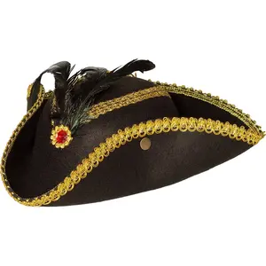 Boland chapeau Admiral Rubis unisexe noir pas cher