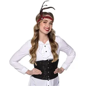 Boland - Korset Victoria - Volwassenen - Can Can - Burlesque - Cosplay - Themafeest - Carnaval pas cher