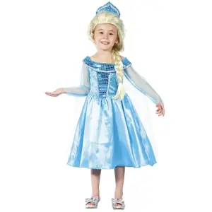 Boland dress-up hiver princesse filles bleu pas cher