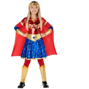 Boland - Kostuum Superheldin Star (7-9 jr) - Kinderen - Superheld - Su... pas cher