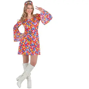 Boland - Kostuum Hippie flower (S) - Volwassenen - Hippie - Woodstock - Carnaval - Themafeest