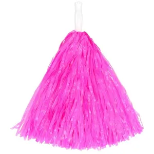 Comparateur de prix : Pompon Cheerleading - Boland - Rose vif - Fibres synthétiques - 34 cm