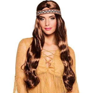 Comparateur de prix : Boland - Pruik Harmony bruin Bruin - Golvend - Lang - Vrouwen - Hippie...