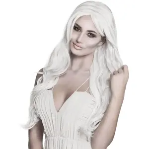 Boland - Pruik Ghost princess Grijs - Golvend - Lang - Vrouwen - Spook...Vendu parbol