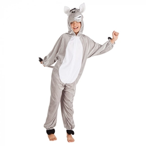 Boland - Kostuum Ezel pluche (max. 1.40 m) - Kinderen - Ezel - Dieren pas cher