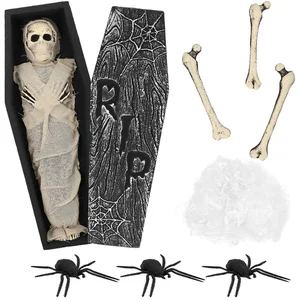 Boland - Decoratieset Mummy - Horror - Decoratie - Halloween - Spookhuis - Trick or Treat - Mummy - Spinnen - Skelet pas cher