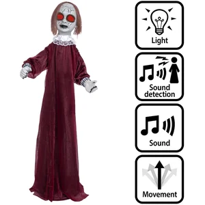 Boland - Decoratie Lachende Dolly (90 cm) - Horror - HorrorVendu parbol