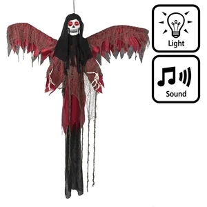 Boland - Decoratie Flying red reaper (198 cm) - Horror - HorrorVendu parbol