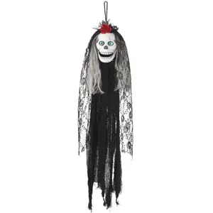 Boland - Decoratie Schedel crazy Catrina - Horror - HorrorVendu parbol