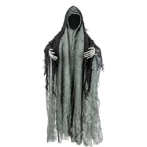 Boland - Decoratie Gezichtsloze zwarte geest (46 cm) - Horror - Horror pas cher