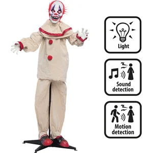 Boland - Decoratie Enge clown (153 cm) - Horror;Clowns & Circus - Horr...Vendu parbol