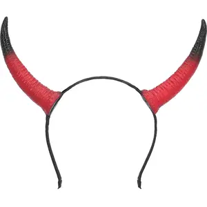 Boland - Diadeem Duivelhoorntjes schuim - Één maat - Kinderen en volwassenen - Unisex - Halloween accessoire - HorrorVendu parbol