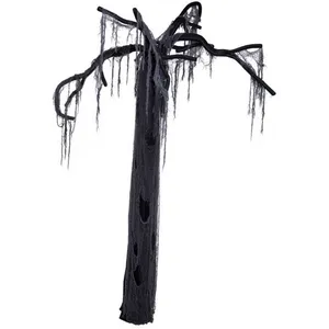 Boland décoration arbre des marais 200 x 30 cm polyester noir pas cher