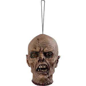Comparateur de prix : Boland décoration tête de vaudou 25 x 17 cm latex marron