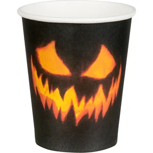 Boland 10 gobelets en papier Creepy Pumpkin pas cher