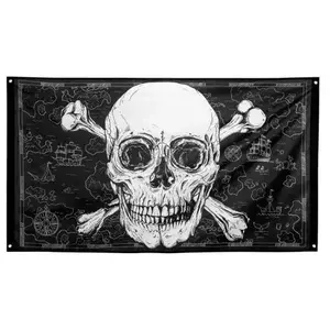 drapeau pirate 90x150 cm - 74108 pas cher