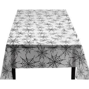 Boland 10134202 79474 Nappe toile d'araignée Blanc/noir 135 x 275 cm pas cher