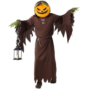 Boland - Kostuum Evil pumpkin (M/L) - Volwassenen - Pompoen - Demoon -... pas cher