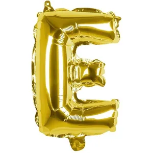 Boland - Folieballon 'E' goud E - Goud - Letterballon pas cher