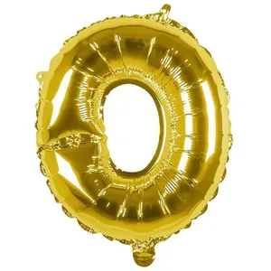 Boland - Folieballon 'O' goud O - Goud - Letterballon pas cher
