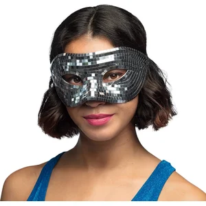 Boland - Oogmasker Disco zilver Zilver - Volwassenen - - Gemaskerd bal - NYE - Gala pas cher