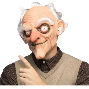 Boland - Latex masker Grumpy - Volwassenen - Niet van toepassing - Abraham - Opa - Foute party