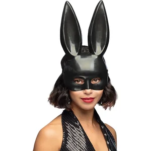 Boland - Masker Bunny zwart Zwart - Volwassenen - Konijn - Carnaval - Themafeest pas cher