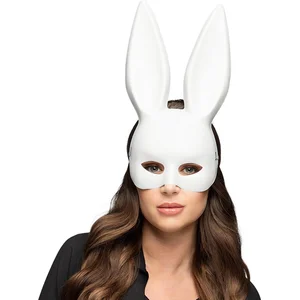 Boland - Masker Bunny wit Wit - Volwassenen - Konijn - Carnaval - Themafeest pas cher