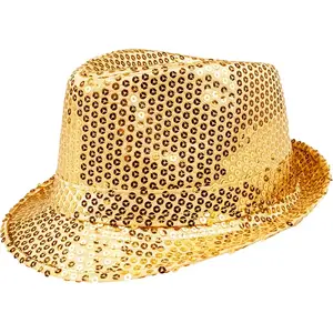 Comparateur de prix : Boland Chapeau Popstar Sequins Or