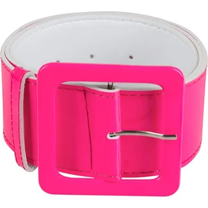 Ceinture - GENERIQUE - Rose - Adulte - 115 X 5,5cm - Grosse boucle pas cher