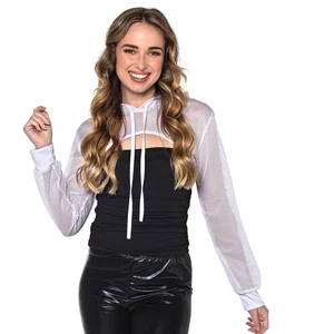 Boland - Visnet bolero wit (M) - Volwassenen - Danser/danseres - Festi...Vendu parbol