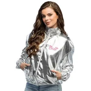 Boland - Jasje 'Bride' zilver (L/XL) - Volwassenen - Niet van toepassing - Bride-to-Be - Bruiloft
