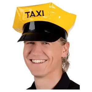 Boland Casquette Taxi Jaune - Accessoire de mode - Mixte - Adulte - Extérieur - A partir de 3 ans
