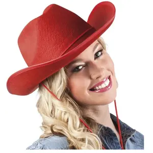 Comparateur de prix : Boland Chapeau de cowboy - RODEO - Cow-boy - Rouge - Adulte - Mixte